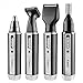 Produktbild Nasenhaartrimmer Nase & Ohr & Augenbraue 4 in 1 Micro USB wiederaufladbarer Nasenhaarschneider Nasenhaarentferner & Nasenhaarrasiere welche Sicher und Tragbar Gesichtspflege (4 in 1)