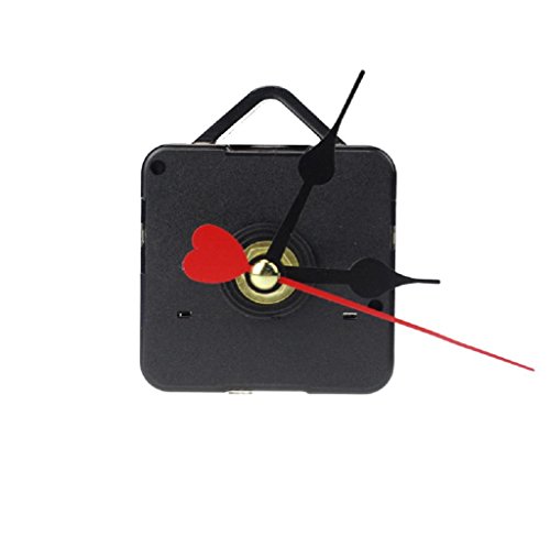 Covermason Rot Quarz Gold Uhrwerk Mechanismus DIY Reparieren Teile + Rot Herz Hände