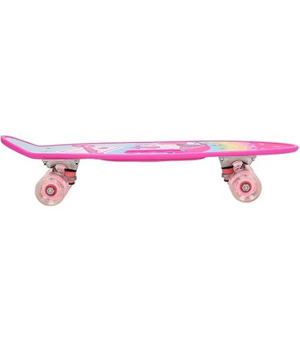 Skateboard Vuoto In Legno Di Faggio 43x13cm Per Principianti E Decorazione Artistica - Design Bifacciale Con Ruote Blu - 4