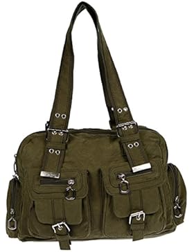 Christian Wippermann Damenhandtasche Schultertasche aus Canvas