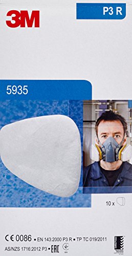 3M5935-1XPAIR 5935 Particulate Pre-Filter Type P3R - Pack of 10