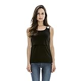 Bearsland Women's Breastfeeding and Nursing Tank Top and Cami Shirt