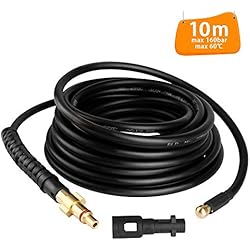 HQKJ 160 BAR 2300 PSI Tuyau de Nettoyage de Canalisation de 10 Mètres pour les Nettoyeur Haute Pression Ordinaire Inclure un Adaptateur pour Kärcher