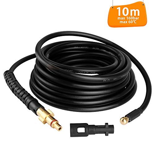 HQKJ 160 BAR 2300 PSI Tuyau de Nettoyage de Canalisation de 10 Mètres pour les Nettoyeur Haute Pression Ordinaire Inclure un Adaptateur pour Kärcher