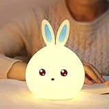 ★【SUAVE Y SEGURA】: Hecho por silicona sin BPA, seguro y suave al tacto. Por lo que los niños y bebés pueden presionarla a su gusto ya que su superficie blanda no hace ningún daño, y siempre regresará a su forma de conejo original.
