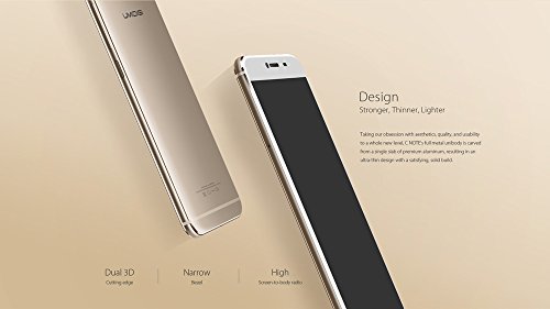 UMIDIGI C NOTE - Android 7.0 5.5 Zoll 4G Smartphone 1.5GHz Quad Core 3GB RAM 32GB Ultra-Slim 8.4mm Metall Unibody 3800mAh Batterie - Grau