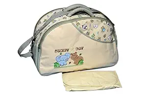 Offspring Shoulder Diaper Bag, Beige