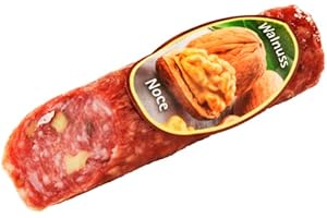 ‎BAVAREGOLA Italienische Salami - Südtiroler Walnusssalami 200g - Viktor Kofler Salami Spezialität aus Lana/Südtirol