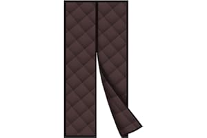 YCXXKJ WäRmeschutzvorhang FüR TüRen, Thermovorhang KäLteschutz TüR Innen, TüRvorhang Thermo KäLteschutz, Thermovorhang KäLteschutz HaustüR, Kompatibel Mit Allen Arten Von TüRen