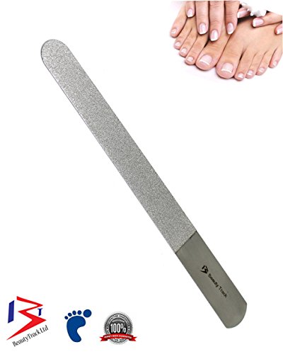 BeautyTrack® New Diamond Deb Foot Skin & Nail File Steel 7.5" Podiatry / Chiropody