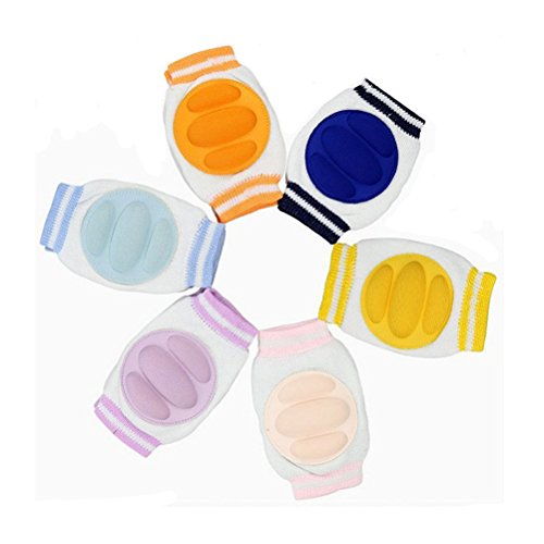 LEORX Infant Toddler Baby Pad Crawlen Sicherheit Knieprotektor (Blau)