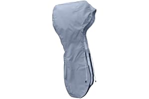 D DOLITY Copertura Motore Fuoribordo Protettivo Impermeabile Universale per Barca - Grigio, per Motori 3,5-6 HP