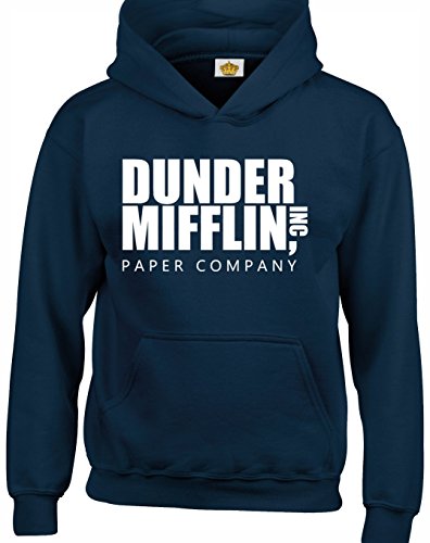 Crown Designs Dunder Mifflin Comedy TV Show Inspired Gift Unisex Hoodies for Men, Women & Teenagers