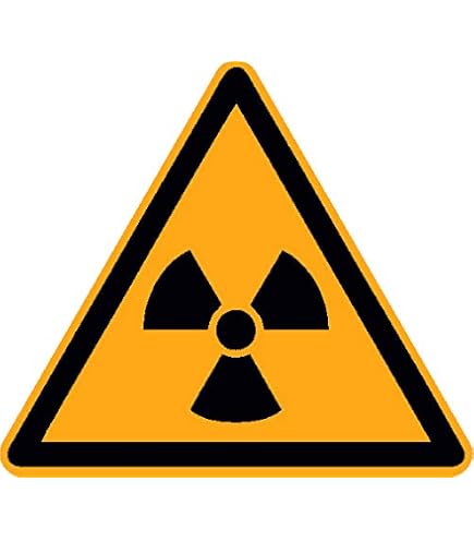 SICUREZZA SHOP ADESIVO PERICOLO RADIAZIONI ZONA CONTROLLATA 200 x 300 mm Vinile Segnale Avvertimento