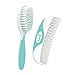 Summer Infant Brush and Comb Set - Teal/White - 2 Piece Set