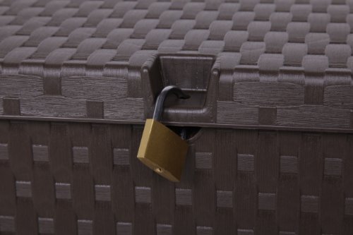 Kissenbox Rattan braun - 6