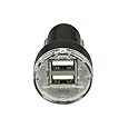 Two Port 2.1A USB Car Charger - Charge 2 USB devices at once, no more arguments over the car charger! Compatible with all Apple iPad iPhone and iPod models, all HTC and Samsung models including Samsung P1000 tablet