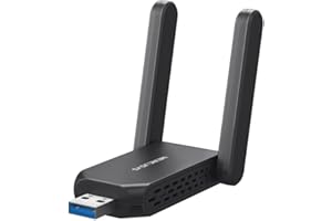 TP-LINK Mercusys MA72XH Clé USB WiFi 6 AX1800, Double Bande 5 GHz/2,4 GHz, Port USB 3.0, Adaptateur sans Fil Haut Débit pour PC, Compatible Windows 11/10