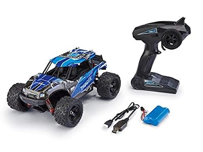 Revell Control X Treme- Voiture Desert Truck 4x4 télécommandée Cross Thunder Rapide 50 km/h à Batterie, 24831, Bleu
