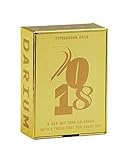  Typodarium 2018: The Gold Standard in Type. Tages-Abreißkalender mit 366 frischen Fonts von 366 Designern aus 41 Ländern
