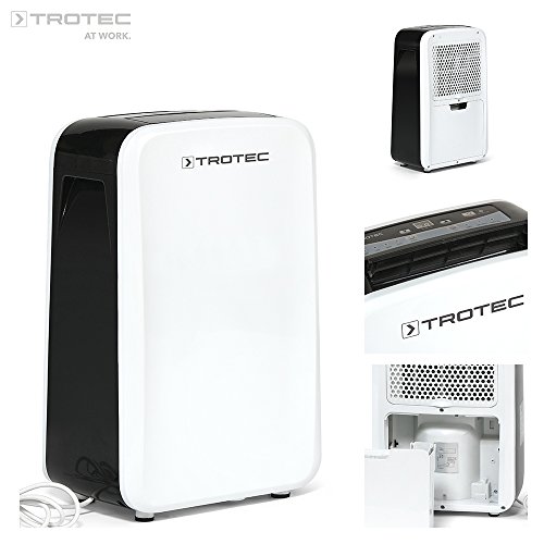TROTEC Komfort Luftentfeuchter TTK 71 E (max.24 L/Tag), geeignet für Räume bis 125 m³ / 50 m²
