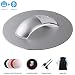 Produktbild Hi-azul Dual-Modus (USB 2.4G+Bluetooth) Kabellose Maus Ergonomie Wiederaufladbare Kabellose Maus Bluetooth Mouse Geräuschlose Maus aus Aluminiumlegierung (Silber)