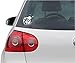 Produktbild Aufkleber / Autoaufkleber - JDM - Die cut - Lady Bug Ladybug Decal Auto Window Laptop Sticker - silber - 88mmx88mm