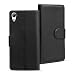 Produktbild HTC Desire 626, 626G Bookstyle Hülle, Conie Mobile PU Leder Schutzhülle Handytasche Bookcase Tasche Premium Klapphülle in Schwarz
