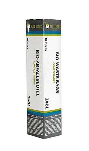 240 L Abfallbeutel 10er Pack / Bio4Pack /Müllbeutel / Mülltüte / Biobeutel / Kompostbeutel