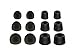 Produktbild 12pcs (BPH-BMF-sC)- S/M/L Premium Memory Foam and Silicone Replacement Earbuds Ear tips Adapters for BeatsX, urBeats3 and Powerbeats3 , 2 and 1 In Ear Earphones / Headphones
