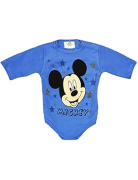 Mickey Mouse Baby Body mit Sternen in blau