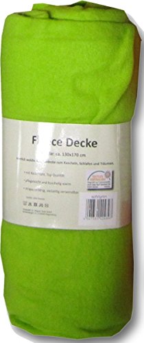 Heimtex Fleecedecke Fleece Decke 150x200cm in 180gsm Schwarz - 3