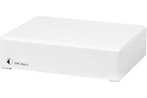 PRO-JECT AUDIO SYSTEMS Pro-Ject DAC Box E, Hi-Fi Digital-Analogue Converter (White)