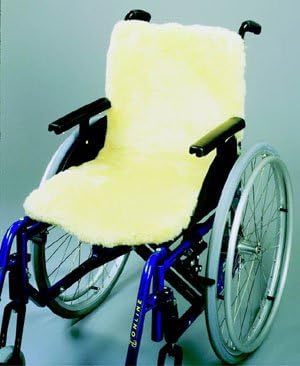 Sheep Skin Cushion for Wheelchairs 40 x 85 cm – Anthracite