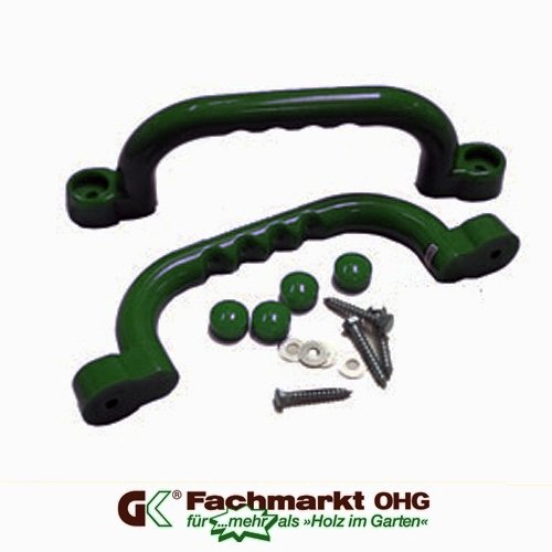 Haltegriffe für Spielanlagen dunkelgrün, paarweise