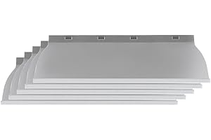 HARDY WORKING TOOLS Klingen für Spachtelmasse 40 cm - Ersatzklingen - Austauschbare Klinge - Wechselblatt, Ersatzblatt, Flächenspachtel aus Rostfreiem Stahl - Spachtel zum Verputzen - 5 Stück