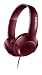 Produktbild Philips Bass+ - Faltkopfhörer mit Kabel rot