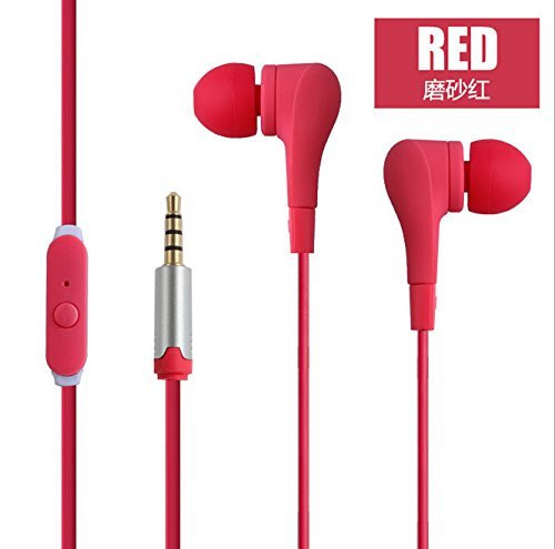 Preisvergleich Produktbild New design New style fashion Red earphone & earbuds with Kevlar fiber cable with mic for iPhone / Ipad / Android phones / Android tablets by Gary Moore