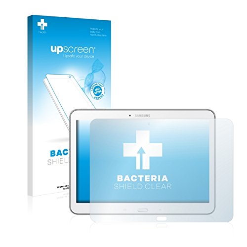 upscreen Bacteria Shield Clear Displayschutz Schutzfolie für Samsung Galaxy Tab 4 (10.1) SM-T535 (antibakterieller Schutz, hochtransparent)