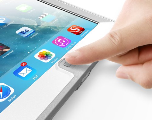 Apple iPad Air / iPad 5 Hülle – SUPCASE [Beetle Defense Serie] Gehäuse mit integriertem Displayschutz und schlagfesten Rahmen (Weiß) - 6