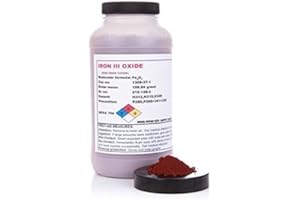 MINERALS-WATER.LTD 500g Red Iron Oxide powder★High grade★Make sure to checkout with minerals-water to get what's on the picture★