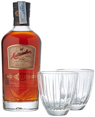 Ron Matusalem 23 años 70 Cl: Edición especial suscripción revista AD + 2 vasos