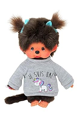 Bandai - Monchhichi - peluche - Licorne 20 cm - 80331