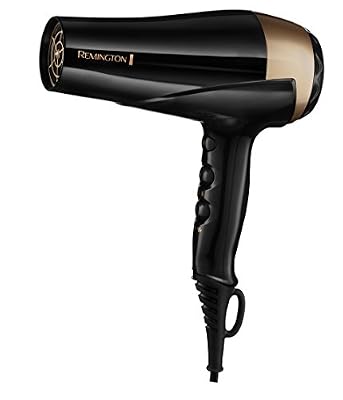 Remington Sèche-cheveux Eclat Protect Dessange D6092DS Remington # 2 200 W / Grille avec soin micro-moléculaire / 3 niveaux de température / 2 vitesses / 1 concentrateur 7 mm et 1 diffuseur