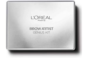 ‎L'OREAL PARIS EYE MAKEUP L’Oréal Paris Brow Artist Genius Kit Paleta do brwi, regulacja, stylizacja i makijaż, 01 Light to Medium, 3,5 g