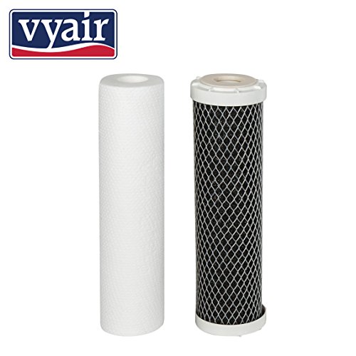 VYAIRAquaFilter Replacement Set of 2 Water Filter Cartridges for Vyair RO-100 Reverse Osmosis Purification System