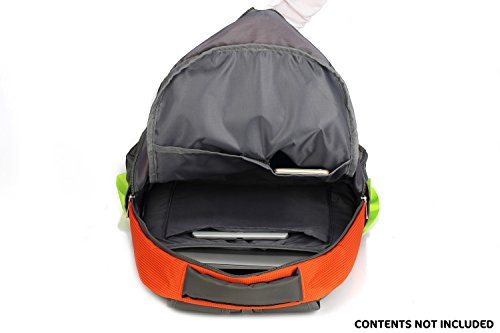 Bipra 15,6-Zoll-Laptop-Tasche Rucksack Passend für 15,6 Zoll Laptops, Netbooks, mit Taschen - 3