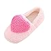 Produktbild VJGOAL Damen Hausschuhe, Damen Mädchen Schön Herz-Boden-Weicher Plüsch Hausschuhe für Innensohle Cotton-Padded Startseite Winterschuhe (35-36 EU, Pink)