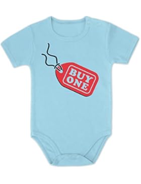 Baby - Buy One - Lustiges Zwillinge Paar Motiv Baby Body Kurzarm-Body