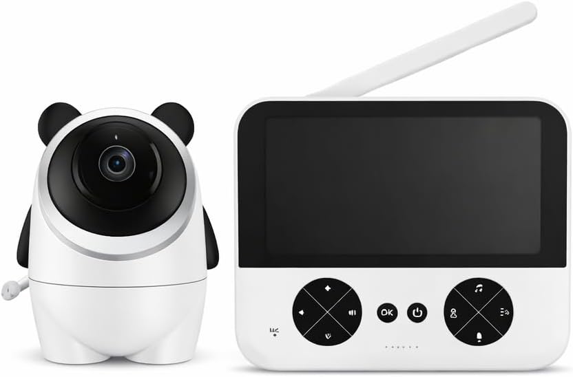 720P Akıllı Bebek Kamerası – 4.3”/5.0” Ekranlı, 3000mAh Şarjlı, HD Gece Görüşü, 4X Zoom, Sesli İnterkom, Lullaby Fonksiyonlu, Uzaktan Kontrollü Baby Monitor